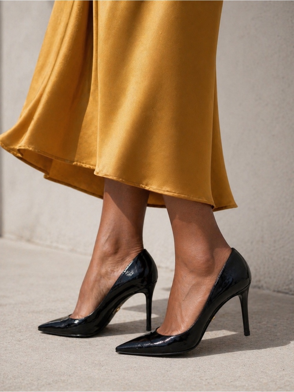 Prada Patent Pointed-Toe Stiletto Pumps